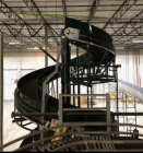 Used- Transnorm Spiral Incline Conveyor