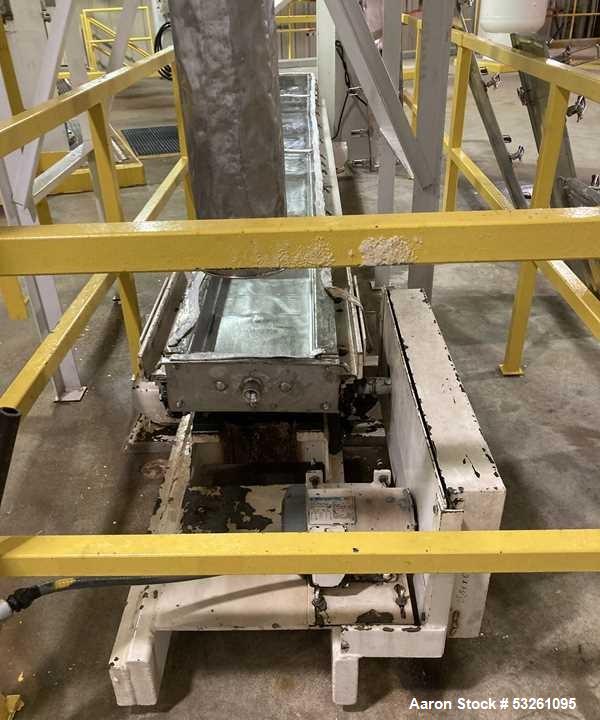 Used Carrier 12" x 18' Stainless Steel Vibrating Conveyor with Covers