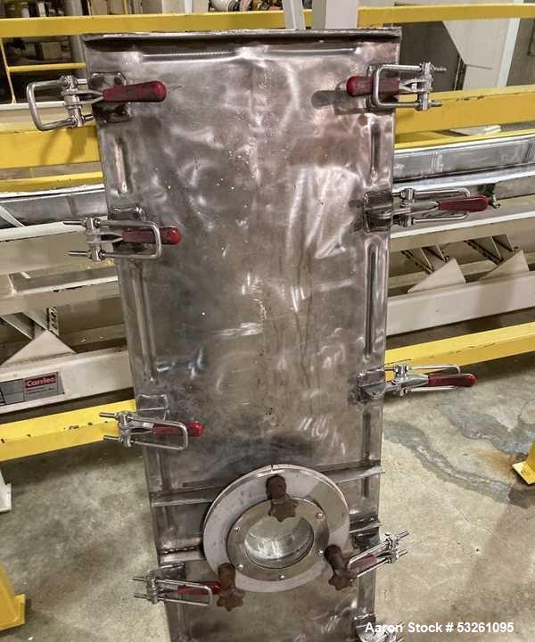 Used Carrier 12" x 18' Stainless Steel Vibrating Conveyor with Covers