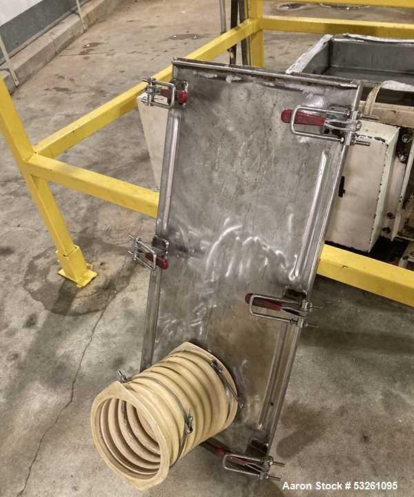 Used Carrier 12" x 18' Stainless Steel Vibrating Conveyor with Covers