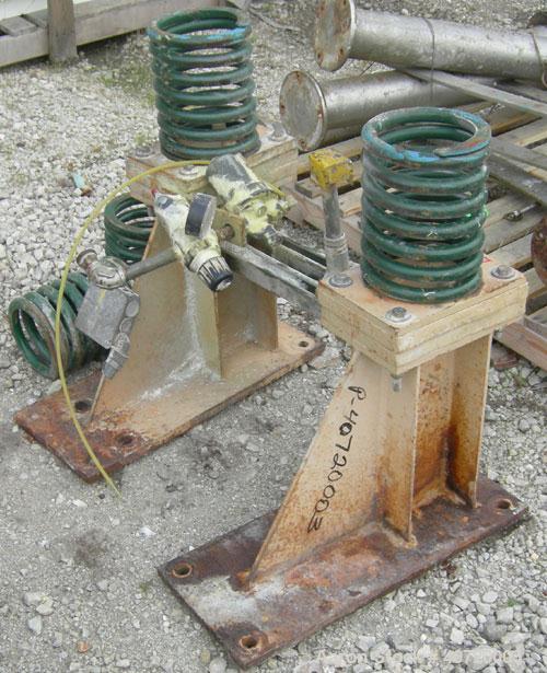 Used Carrier Vibratory Feeder/Screener, Model FCV36140S5/16, 304 Stainless Steel. 34 5/8" wide x 84" long screen area. 5/32'' stroke, (2) removable screens, single deck, 2 total separations. Driven b...