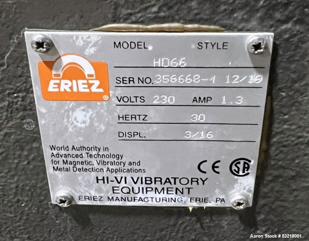 Eriez HI-VI 14' Long Vibratory Conveyor