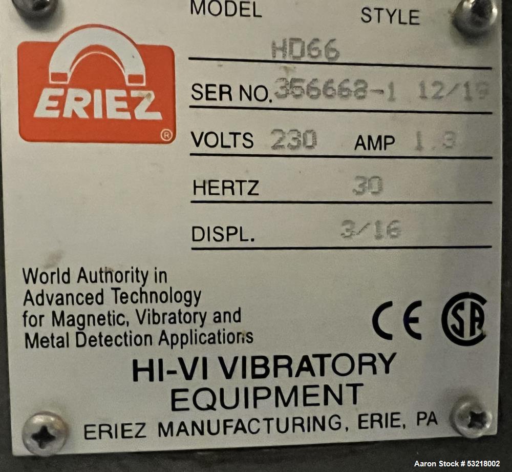 Eriez HI-VI 14' Vibratory Conveyor