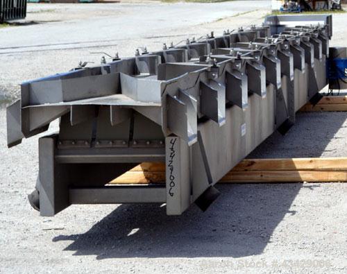 Used Stainless Steel Key Technology Marathon Distribution Vibratory Conveyor