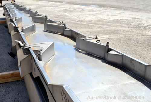 Used Stainless Steel Key Technology Marathon Distribution Vibratory Conveyor