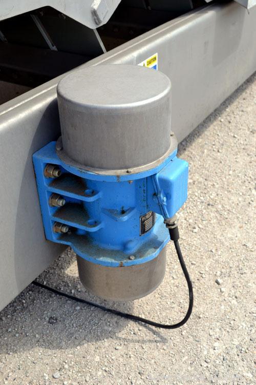 Used Stainless Steel Key Technology Marathon Distribution Vibratory Conveyor