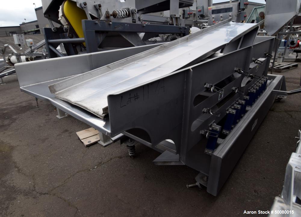 Used Key Technologies Triple Deck Sizing Vibratory Conveyor