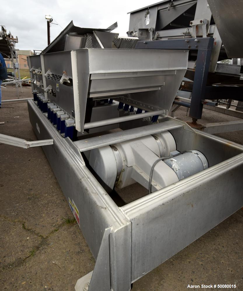 Used Key Technologies Triple Deck Sizing Vibratory Conveyor
