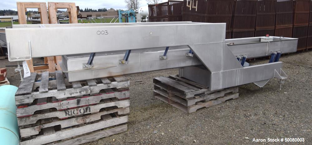 Used- Key Technologies Vibratory Conveyor, Model 436930-1