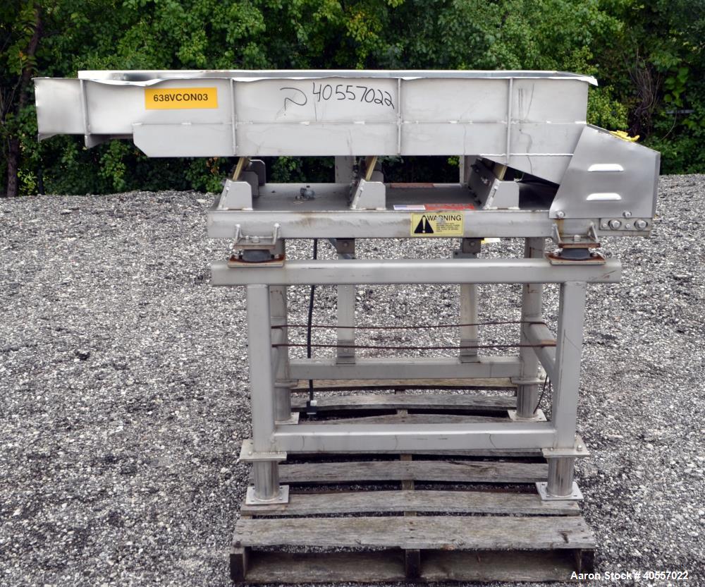 Used Meyer Machine Vibratory Conveyor, Model AFN-1660-120
