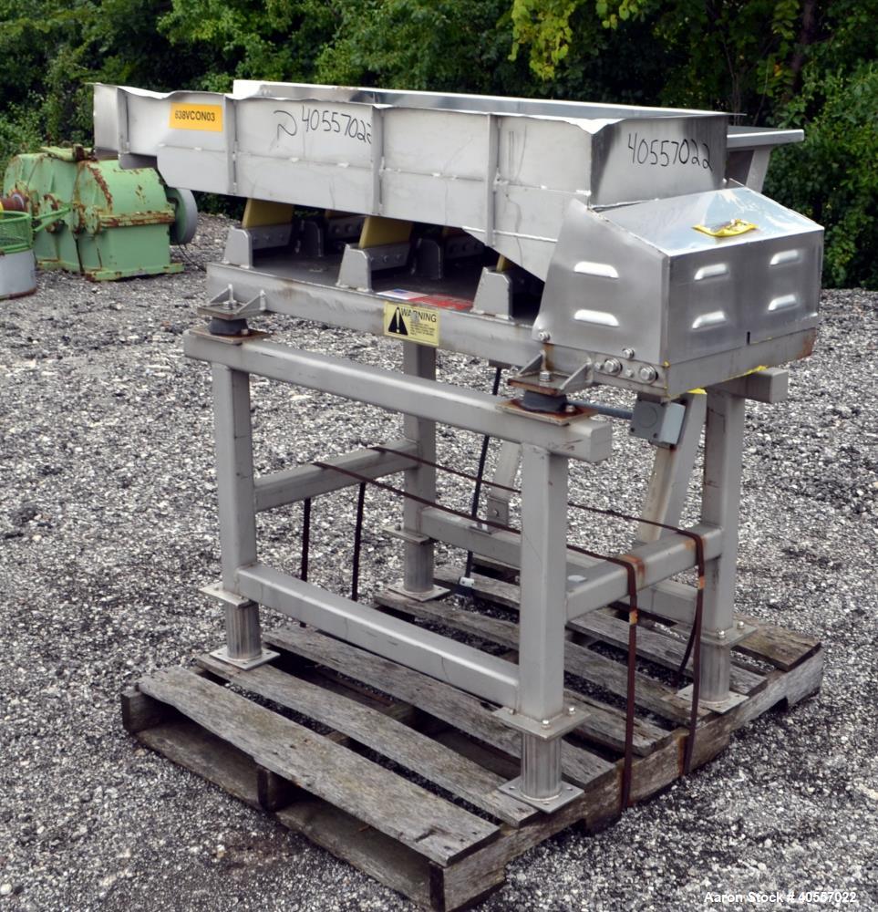 Used Meyer Machine Vibratory Conveyor, Model AFN-1660-120