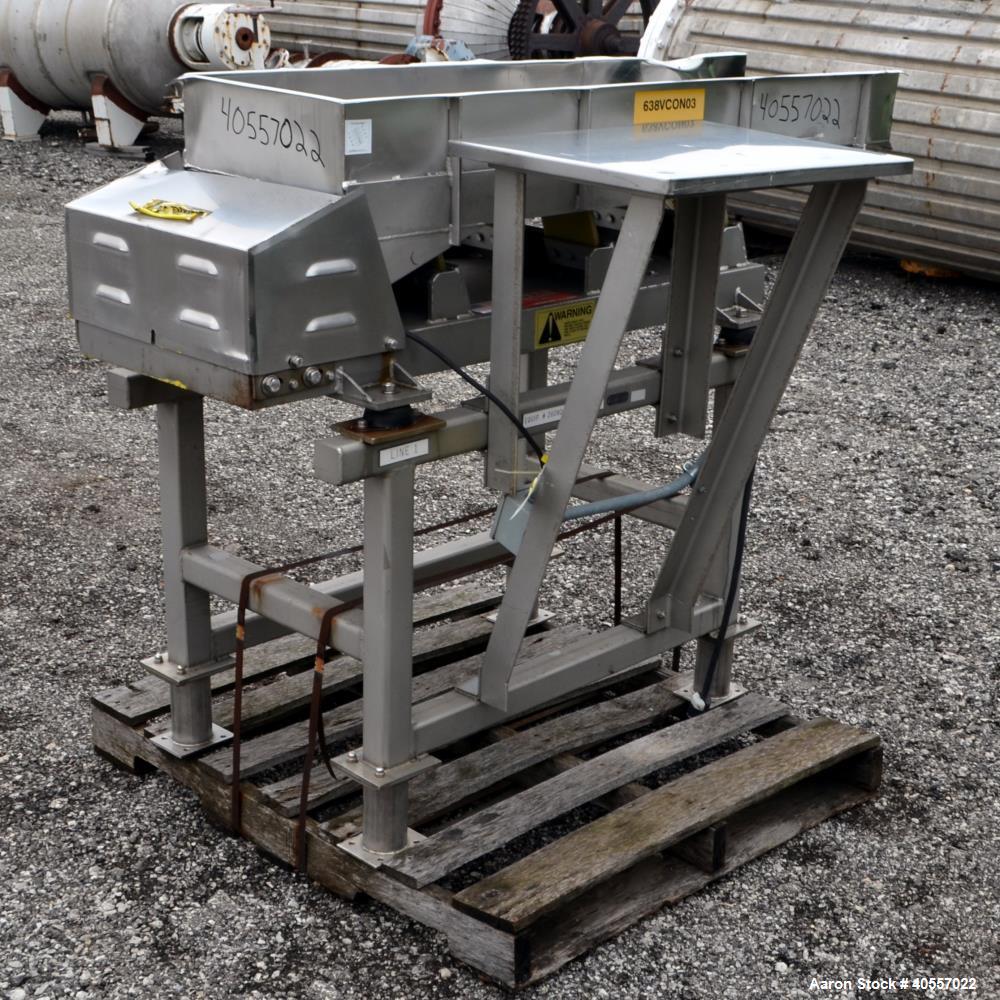 Used Meyer Machine Vibratory Conveyor, Model AFN-1660-120