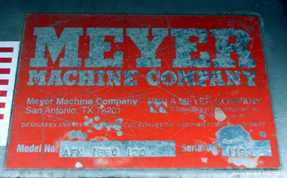 Used Meyer Machine Vibratory Conveyor, Model AFN-1660-120