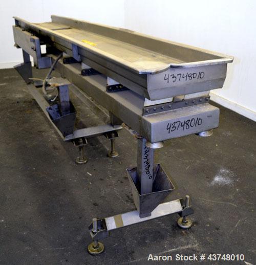 Used Stainless Steel Smalley Vibratory Conveyor