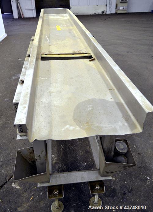 Used Stainless Steel Smalley Vibratory Conveyor