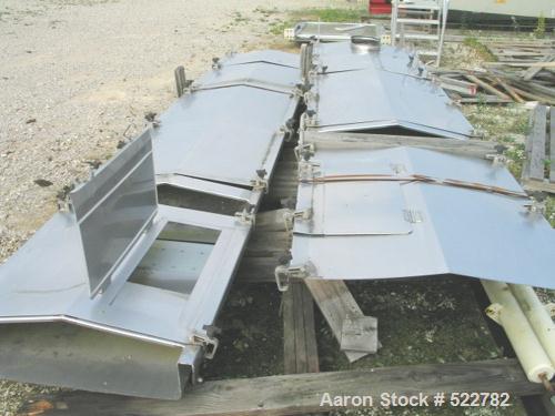 Unused-UNUSED: 30" wide x 27'6" long stainless steel vibrating conveyor, totally enclosed. Manufactured by Triple S Dynamics, Dallas, Texas. Conveyor is a "slip-stick" horizontal differential conveyo...