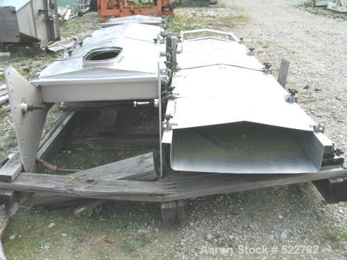 Unused-UNUSED: 30" wide x 27'6" long stainless steel vibrating conveyor, totally enclosed. Manufactured by Triple S Dynamics, Dallas, Texas. Conveyor is a "slip-stick" horizontal differential conveyo...