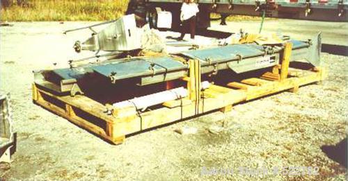 Unused-UNUSED: 30" wide x 27'6" long stainless steel vibrating conveyor, totally enclosed. Manufactured by Triple S Dynamics, Dallas, Texas. Conveyor is a "slip-stick" horizontal differential conveyo...