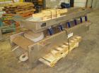 Used Key Technology ISO-FLO Vibratory Conveyor, Model 435532.1, 304 stainless steel. Maximum stroke approximately 8