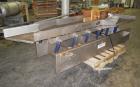 Used Key Technology ISO-FLO Vibratory Conveyor, Model 435532.1, 304 stainless steel. Maximum stroke approximately 8