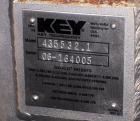 Used Key Technology ISO-FLO Vibratory Conveyor, Model 435532.1, 304 stainless steel. Maximum stroke approximately 8