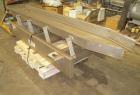 Used Key Technology ISO-FLO Vibratory Conveyor, Model 435541.1, 304 stainless steel. Maximum stroke approximately 8