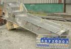 Used Carrier Vibratory Feeder/Screener, Model FCV36140S5/16, 304 Stainless Steel. 34 5/8