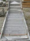 Used Carrier Vibratory Feeder/Screener, Model FCV36140S5/16, 304 Stainless Steel. 34 5/8