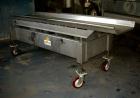 Used Key Technology ISO-FLO Vibratory Conveyor, model 430634-1, 304 stainless steel. Maximum stroke approximately 8
