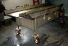 Used Key Technology ISO-FLO Vibratory Conveyor, model 430634-1, 304 stainless steel. Maximum stroke approximately 8