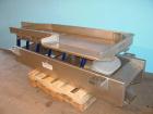 Used Key Technology ISO-FLO Vibratory Conveyor, Model 435532.1, 304 stainless steel. Maximum stroke approximately 8