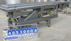 Used Horizontal vibratory conveyor/ screener, 304 stainless steel. Approximately 17