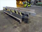 Used Triple S Dynamics Vibrating Conveyor, Model RLEB-18, 304 Stainless Steel. Approximate 18