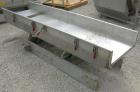 Used Cardwell vibratory conveyor, model VC-1659, 304 stainless steel. 24