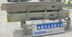Used Meyer Machine Vibraflex II vibratory conveyor, model VF11-18-8, 304 stainless steel. 18