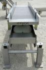 Used Meyer Machine Vibraflex II vibratory conveyor, model VF11-18-8, 304 stainless steel. 18