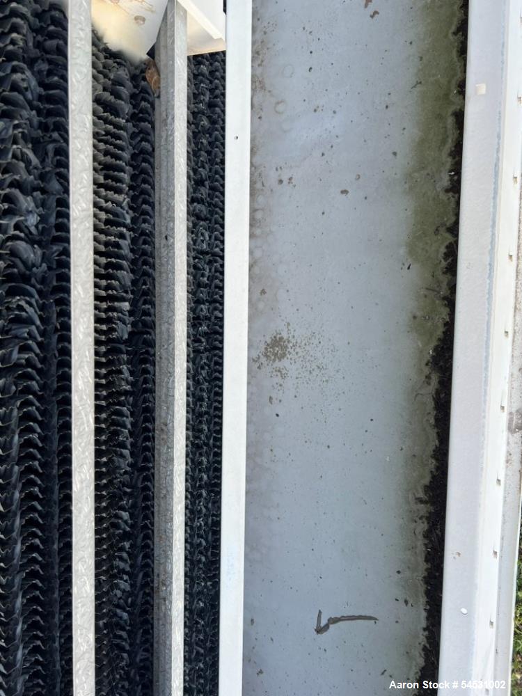 Used BAC Baltimore AirCoil 3000 Series Cooling Tower, Model 33620-2TR. 3,600 USGPM of water from 95 degrees F to 85 degrees F entering air wet bulb temperature and 6.45 psi fluid pressure drop. Fan d...