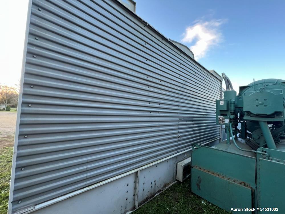 Used BAC Baltimore AirCoil 3000 Series Cooling Tower, Model 33620-2TR. 3,600 USGPM of water from 95 degrees F to 85 degrees F entering air wet bulb temperature and 6.45 psi fluid pressure drop. Fan d...