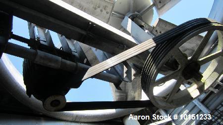 Unused- BAC Stainless Steel Cooling Tower, Model 3455A-MM-2/QX. Dual cell, each cell is approximately 455 tons and capable of cooling approximately 1365 US gallons per minute of water from 95 degrees...