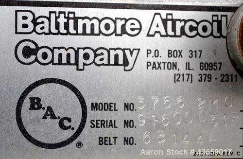 Used 517 Ton Baltimore Aircoil Series Single Cell Cooling Tower, Model 3766 2MC