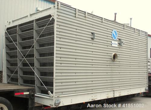 Used Baltimore Aircoil Series 3000 Induced Draft, Crossflow Single Cell Cooling Tower, Nominal 985 Tons, Model 3985A/V. Galvanized steel housing, 304 stainless steel cold water basin. Vertical air di...