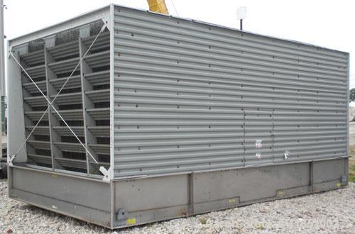 Used Baltimore Aircoil Series 3000 Induced Draft, Crossflow Single Cell Cooling Tower, Nominal 985 Tons, Model 3985A/V. Galvanized steel housing, 304 stainless steel cold water basin. Vertical air di...