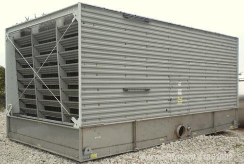 Used Baltimore Aircoil Series 3000 Induced Draft, Crossflow Single Cell Cooling Tower, Nominal 985 Tons, Model 3985A/V. Galvanized steel housing, 304 stainless steel cold water basin. Vertical air di...
