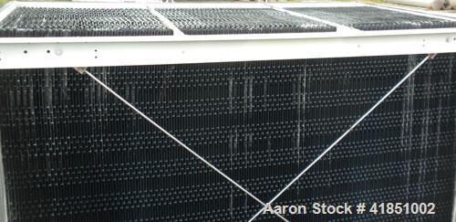 Used Baltimore Aircoil Series 3000 Induced Draft, Crossflow Single Cell Cooling Tower, Nominal 985 Tons, Model 3985A/V. Galvanized steel housing, 304 stainless steel cold water basin. Vertical air di...