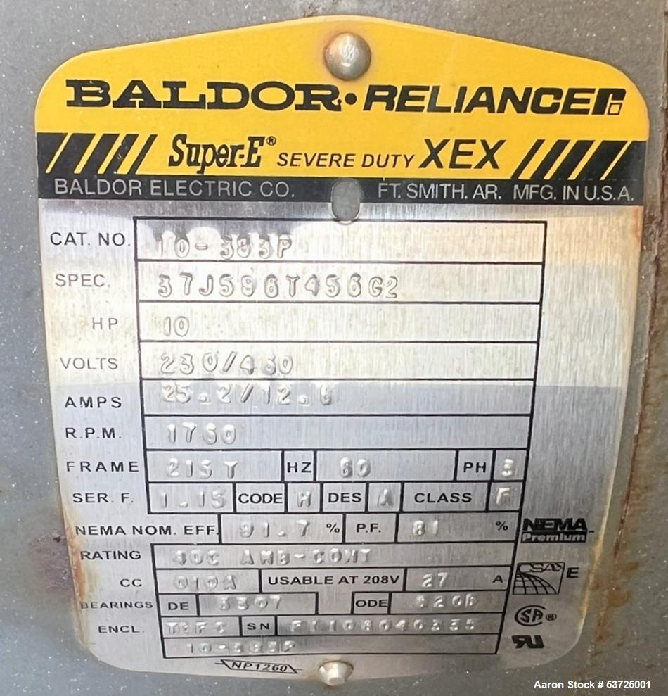 Used 279.7 Nominal Tons Evapco Model AT 19-214 AT Induced Draft Counterflow Cool