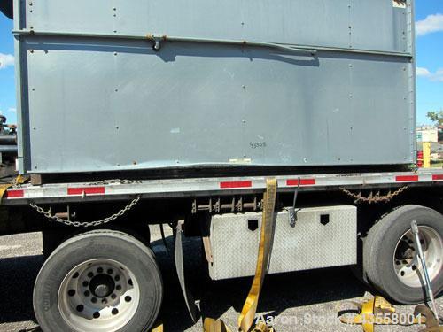 Used Baltimore Aircoil FXV Closed Circuit Cooling Tower, Model FXV-444DP. Nominal tons 140. Galvanized steel housing. Designed to cool 420 gallons per minute from 95 degrees F hot to 85 degrees F. co...