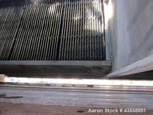 Used Baltimore Aircoil FXV Closed Circuit Cooling Tower, Model FXV-444DP. Nominal tons 140. Galvanized steel housing. Designed to cool 420 gallons per minute from 95 degrees F hot to 85 degrees F. co...