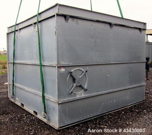 Used Baltimore Aircoil BAC Series V Evaporative Condenser, Nominal 541 Tons, Model VC2-541. Galvanized steel housing. Dual axial fan, each approximate 60" diameter, both driven by a 30hp, 3/60/208-23...
