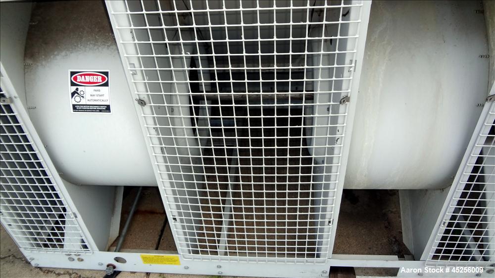 Used Baltimore Aircoil Cooling Tower, Model VXT-105C. Approximately 105 ton capacity. Galvanized housing, forced draft, pressurized water distribution, centrifugal fans, approximate 23,100 cfm, drive...