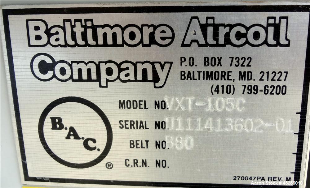 Used Baltimore Aircoil Cooling Tower, Model VXT-105C